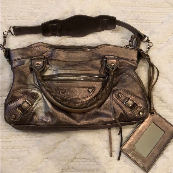 Pewter Balenciaga First City Bag (RARE) - Picture 3 of 8
